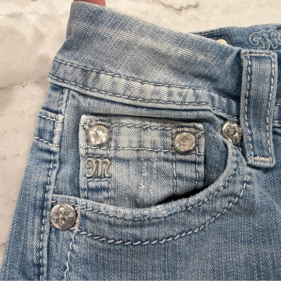 Miss Me NWOT Denim Shorts Never Worn Rhinestones - Picture 10 of 14